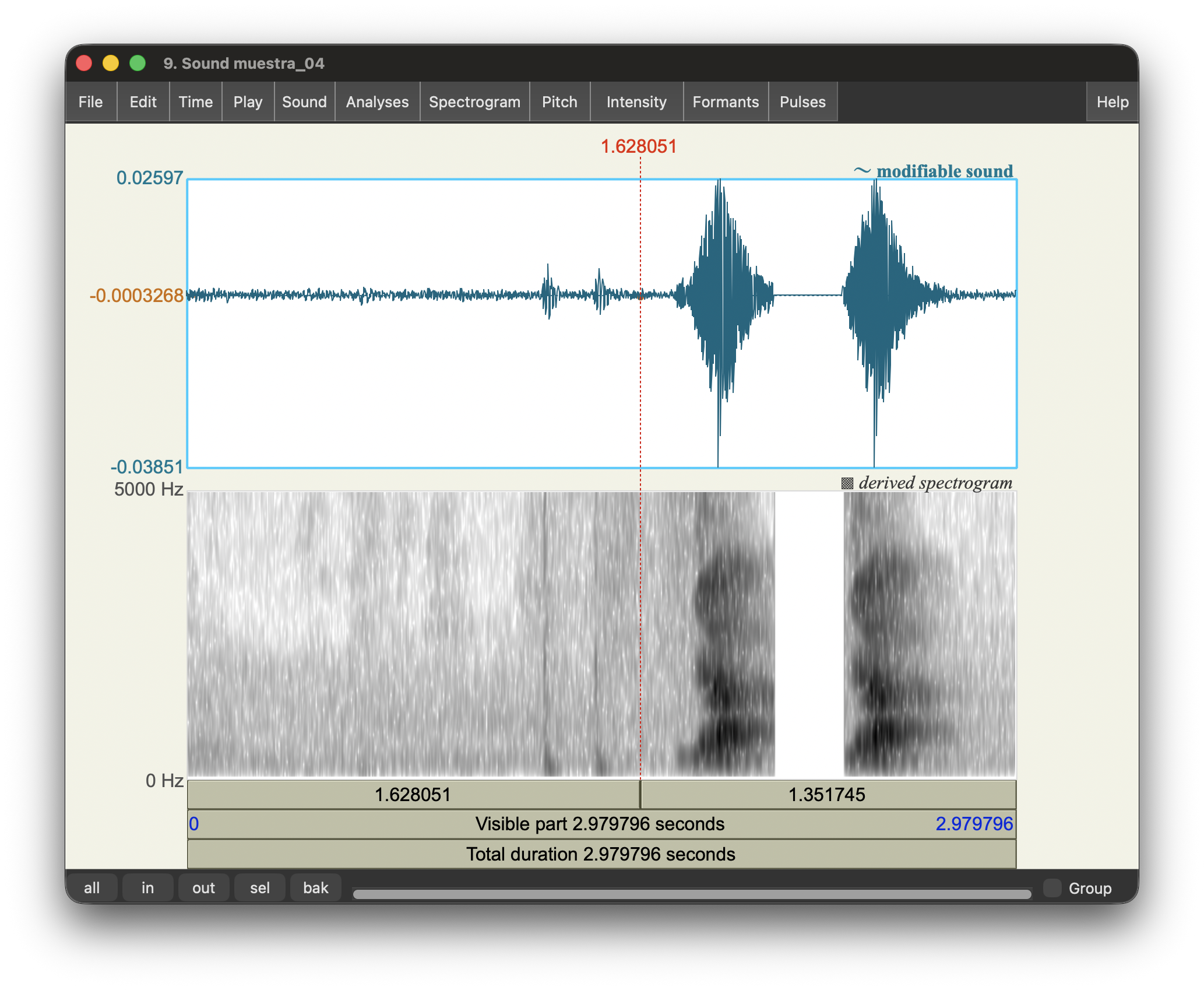 Parte convertida en silencio